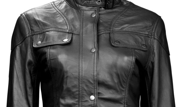 THE HUB LEATHER Venus Designer Stylish Exclusive Black Real Leather Jacket Women Missy - Image 4