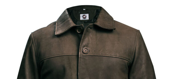 THE HUB LEATHER Eveliver Four Button Blazer Snuff Real Leather Jacket Black and Brown for Men - Image 15